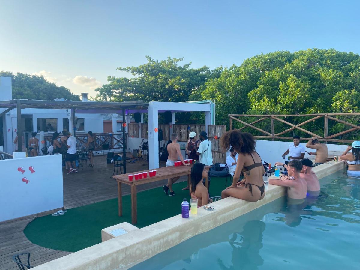 Why Not Rooftop Party Hostel Playa del Carmen Exterior photo